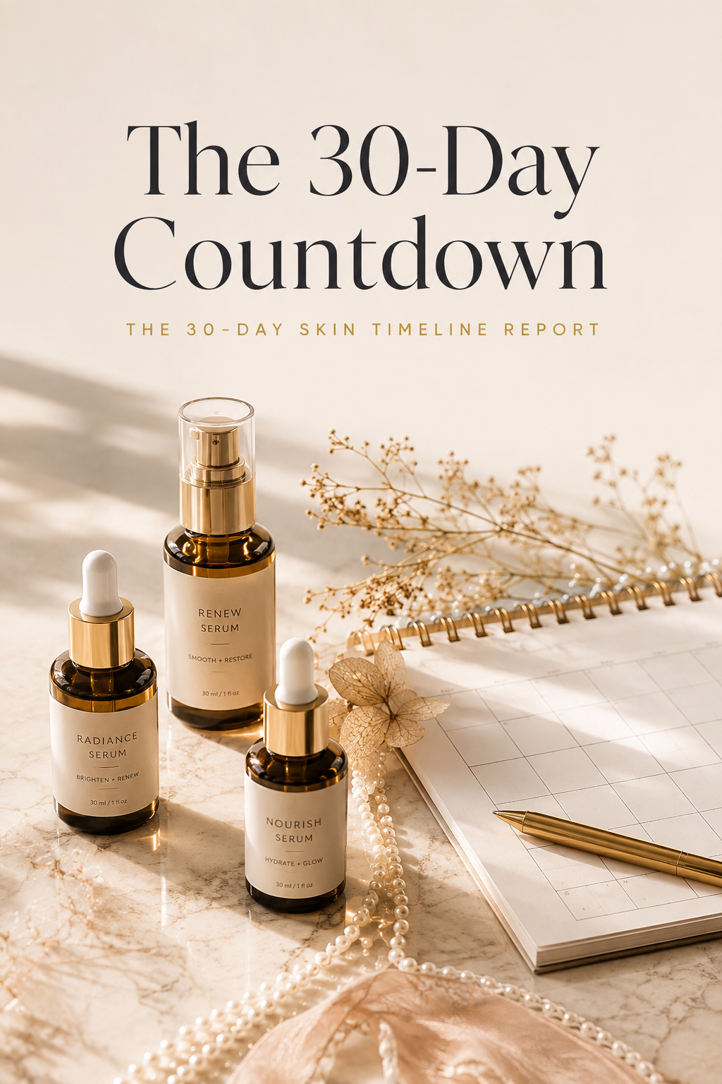 The 30-Day Skin Timeline Report cover