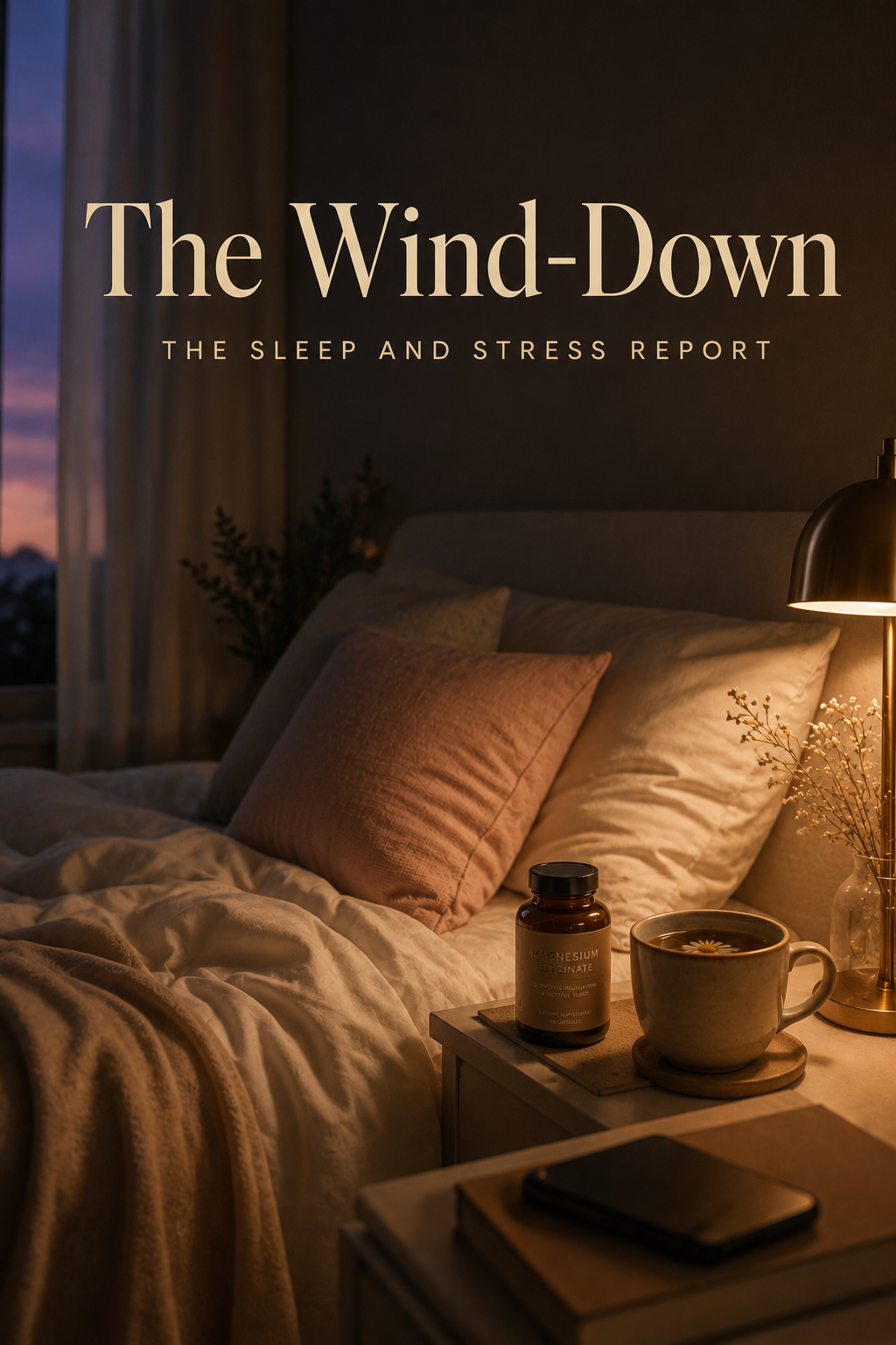 The Sleep & Stress Report cover